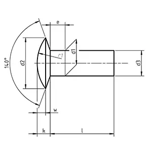 Head Rivets (Rivets Sheet) Drawing